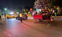 Otomobil ile 3 Tekerlekli Motosiklet Çarpıştı: 1 Yaralı