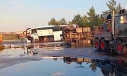 Kayseri'de Yolcu Otobüsü ile Yakıt Tankeri Çarpıştı: 35 Yaralı