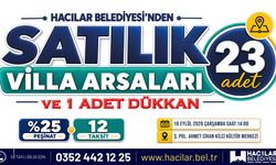 Hacılar'da 23 Villa Arsası İhaleyle Satışa Çıkıyor