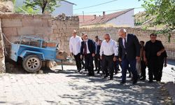 Vali Çiçek'ten Gesi Güney Mahallesi’ndeki Tarihi Yapılarda İnceleme