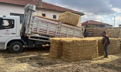 Bünyan’da Yangında Samanları Yanan Yetiştiriciye Destek