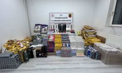 Kayseri’de 20 Milyon TL’lik Kaçak Ürün Ele Geçirildi