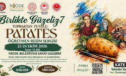 Kayseri’den İki Resim Öğretmeni “Topraktan Tuvale Patates” Sergisinde