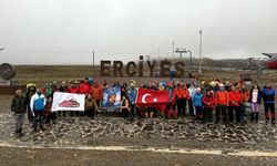 29 Ekim Cumhuriyet Bayramı’nda Erciyes’e Anlamlı Zirve Tırmanışı