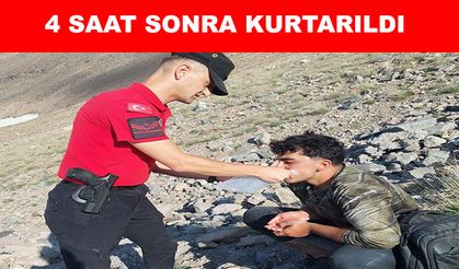 Erciyes Dağı'nda dağcı mahsur kaldı