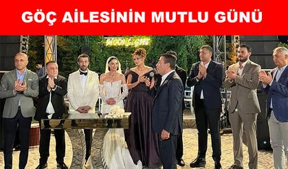Göç ailesini Kayseri protokolü mutlu gününde yanlız bırakmadı
