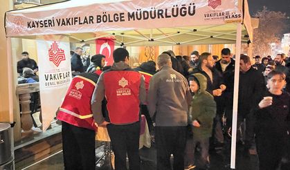 Vakıflar Bölge Müdürlüğü’nün iftar noktaları belli oldu