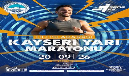 Büyükşehir’in 6. Uluslararası Kayseri yarı maratonu heyecanı başlıyor