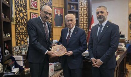 KTO Başkanı Gülsoy'dan MHP Genel Başkanı Bahçeli'ye ziyaret