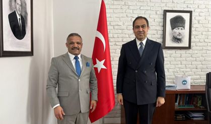 AKİB Genel Başkanı Hızar'dan İl Sağlık Müdürü Erşan'a ziyaret