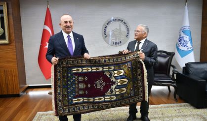 Çavuşoğlu’ndan Başkan Büyükkılıç’a ziyaret