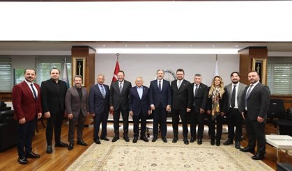 Başkan Büyükkılıç, MÜSİAD Hollanda Heyetini Ağırladı