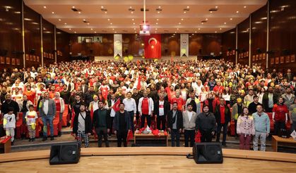 ERÜ’de Milli Maç Heyecanı Yaşandı