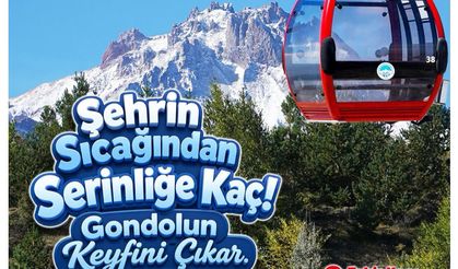 Gondol Teleferikler Misafirlerini Zirveye Taşıyor