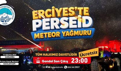 Gökyüzü Tutkunları Meteor Yağmuru Şöleni İçin Erciyes’te Buluşacak
