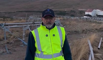 Erciyes’te Dağ Kızağı Parkuru Heyecanı