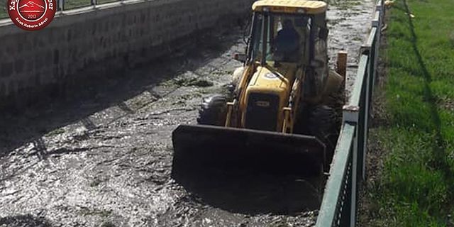 Bünyan'da Bük Deresi Temizlendi