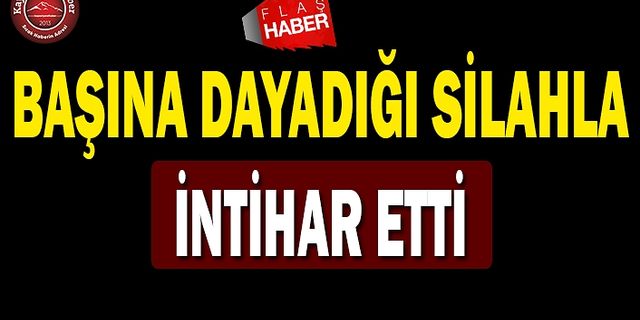 Genç Adam Kafasına Sıktı