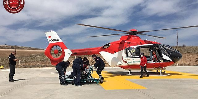 Helikopter Ambulans İş Başında