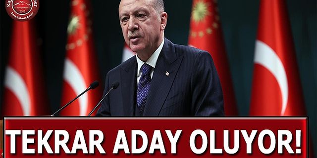 Erdoğan; 'Cumhur İttifakı'nın adayı benim'