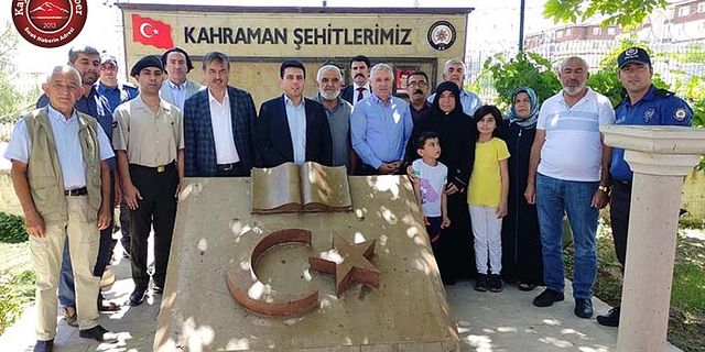 Kayseri'de Şehitler Anıtı Açıldı