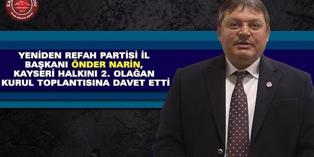 Başkan Narin Davet Etti