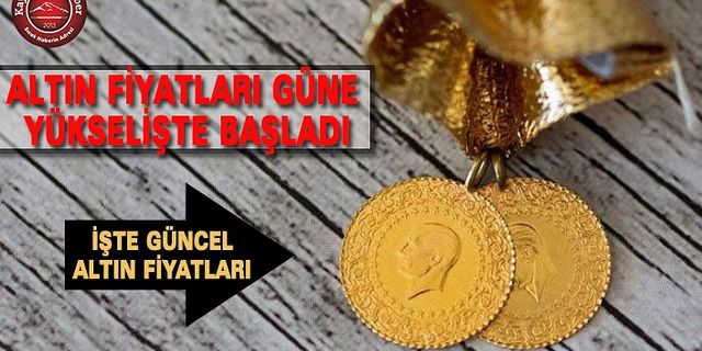 Altın Fiyatları Yükseliyor