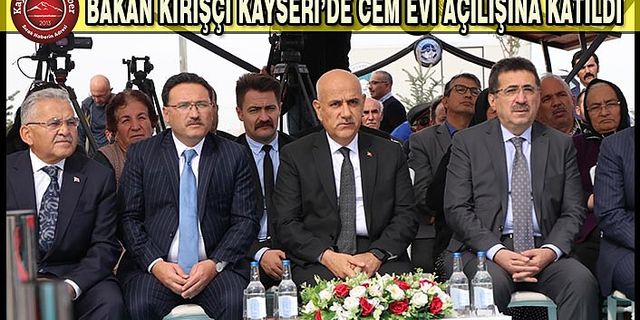 Kayseri Pınarbaşı'nda Cem evi Açıldı