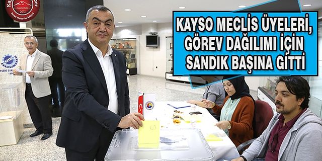 KAYSO'da Seçim Heyecanı Bitmiyor