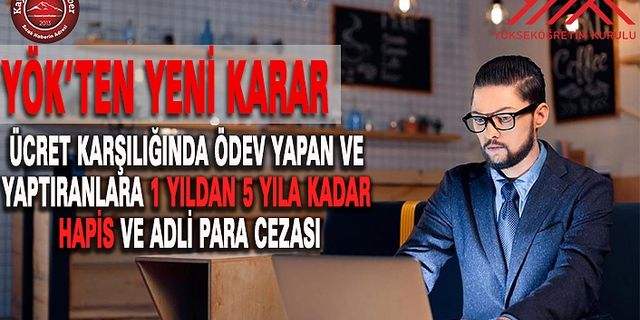 PARA KARŞILIĞINDA TEZ VE ÖDEV YAZANLARA SUÇ DUYURUSU