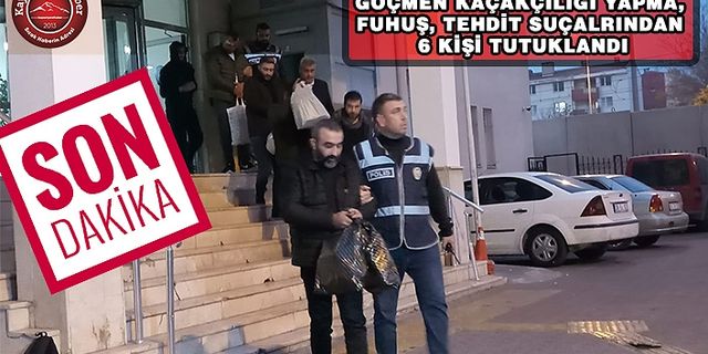 Çeşitli Suçlardan Aranan 6 Kişi Tutuklandı