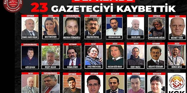 Asrın Felaketinde 23 Gazeteci Hayatını Kaybetti