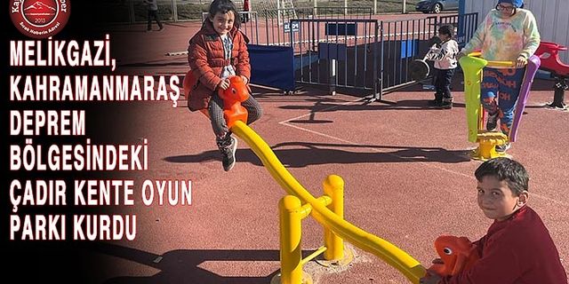 Depremzede Çocukların Yüzü Gülsün Diye…