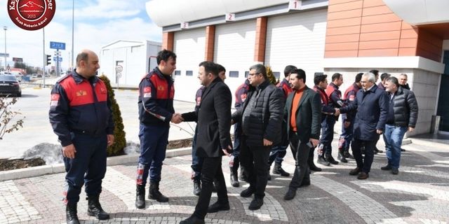 Kahraman İtfaiyecilere Teşekkür Ettiler