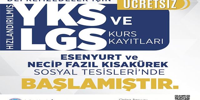 DEPREMZEDE ÖĞRENCİLERE LGS VE YKS KURSU