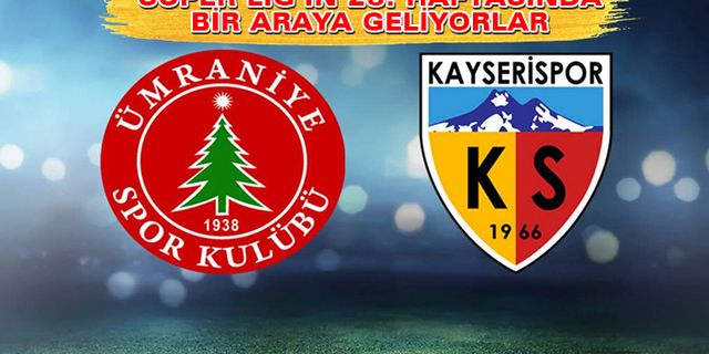 Kayserispor Ümraniyespor’la Bir Araya Gelecek