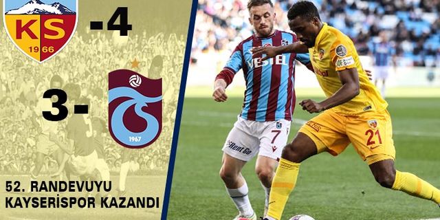 Trabzonspor Karşılaşmayı Kaybetti