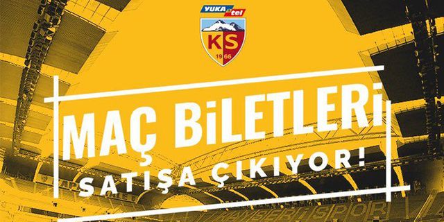 Kayserispor- Alanyaspor Maç Biletleri Satışa Çıktı
