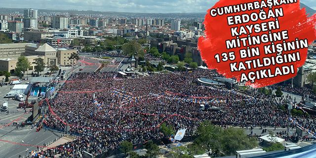 Erdoğan'ın Mitinginde Meydanlar Doldu 