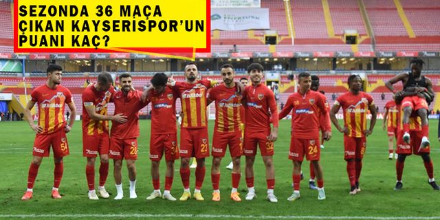 Kayserispor Sezon Kapanışını Kaç Puanla Yaptı