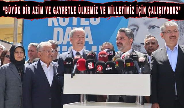 Bakan Akar'dan Seçim Açıklaması