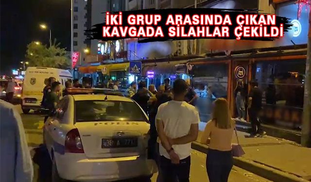 Cafe'de Çıkan Kavgada Silahlar Çekildi