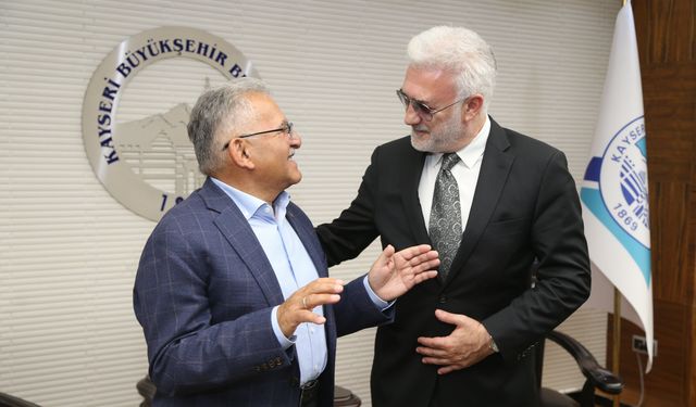 Başkan Büyükkılıç, Devlet Tiyatroları Genel Müdürü Karadağlı'yı Ağırladı