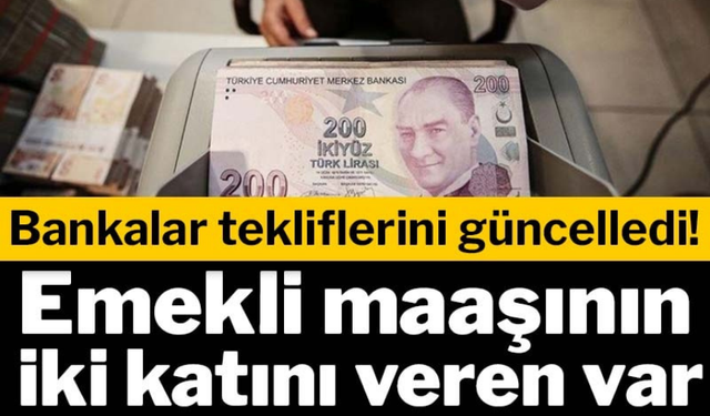 Emekli maaşının iki katını veren var