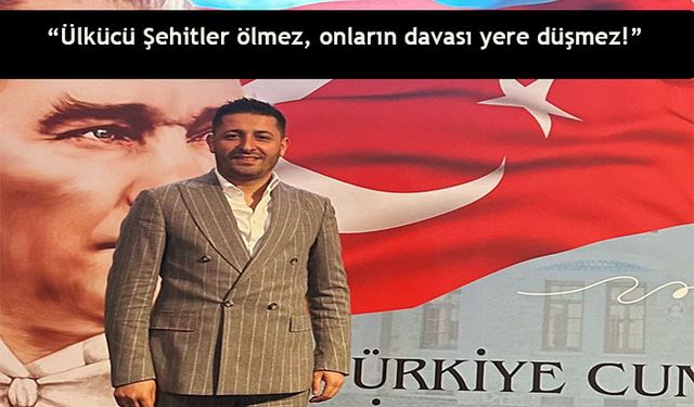 İl Başkanı Yağmur, “Bugün başka saflarda duranlar gerçek yüzünü göstermiştir”