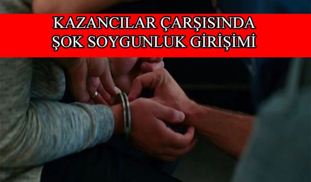 Sarrafın kafasına taşla vurarak soyguna kalkışan şüpheli tutuklandı