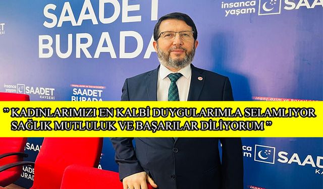 Ürkündaş; “Kadınlar, hayatın her alanında etkin bir şekilde toplumumuza hizmet etme gayretindedirler”