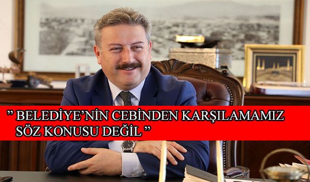 Palancıoğlu: “Kentsel dönüşümün tamamını belediyenin finanse etmesi mümkün değil"