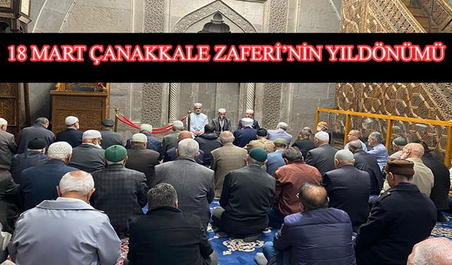 Hunat Camii’nde şehitler için mevlit okutuldu