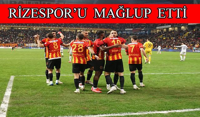 Kayserispor- Çaykur Rizespor: 1-0